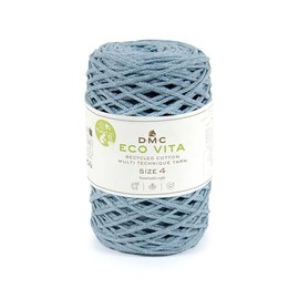 DMC - Eco Vita 4 | Recycled Cotton Yarn - Plant Label | 250g - 200m - 12 Colours