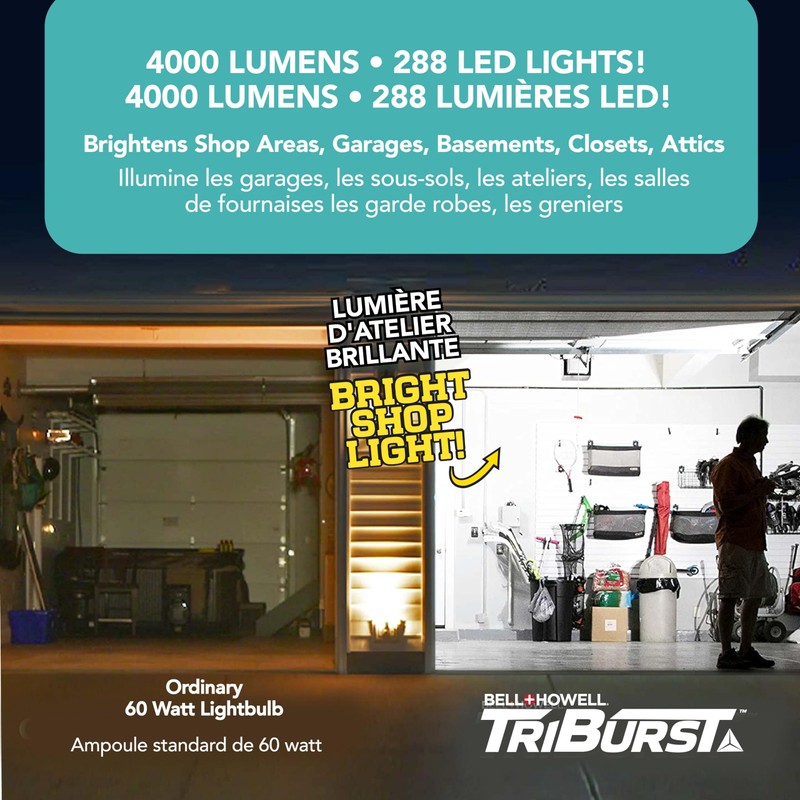 TRIBURST SHOPLIGHT PRO 360 LED Garage Lights - LED Light