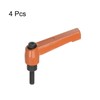 HARFINGTON 4pcs Adjustable Clamping Lever Handles M5 x 16mm Male