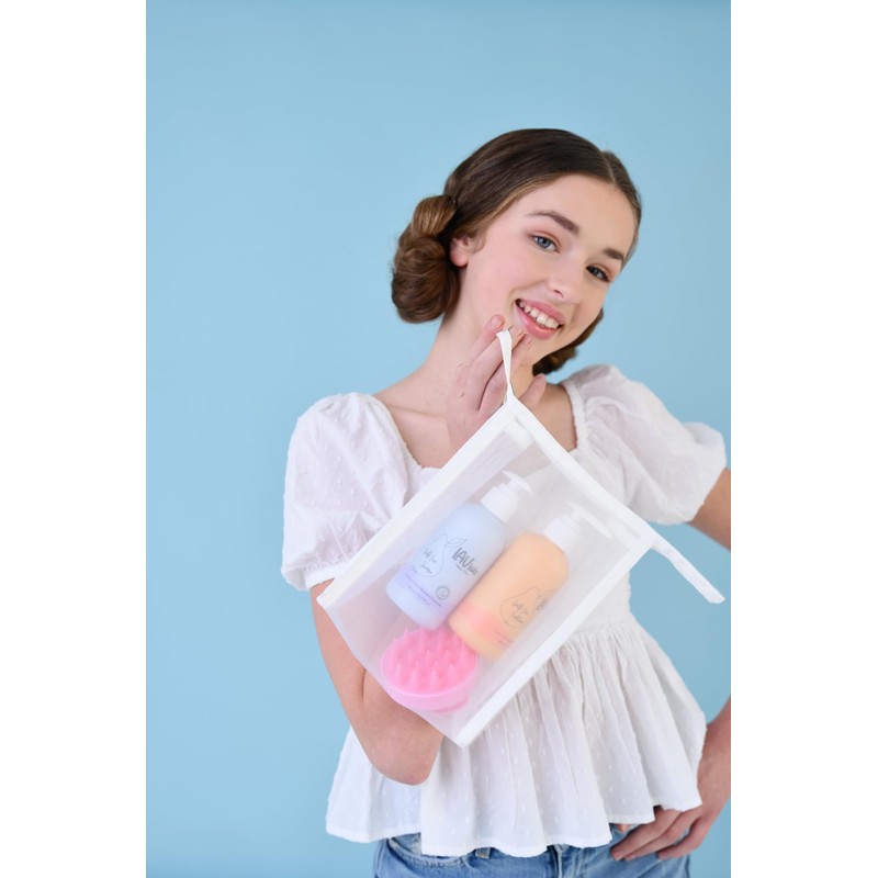 Lav Kids Natural Hair Care Bundle for Daily Use, Algae
