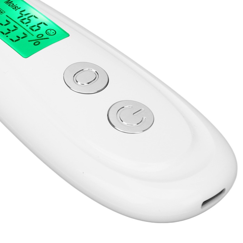 Skin Detector White Facial Moisture Tester Detector Skin Oil Content