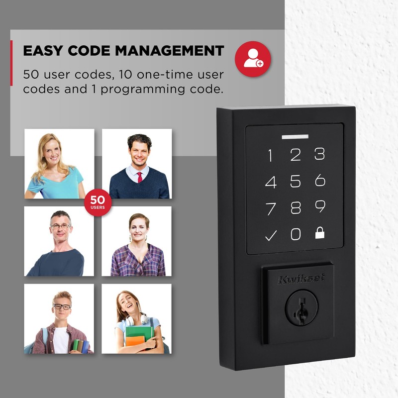 Kwikset SmartCode 270 Keyless Entry Electronic Touchpad Deadbolt Door Lock