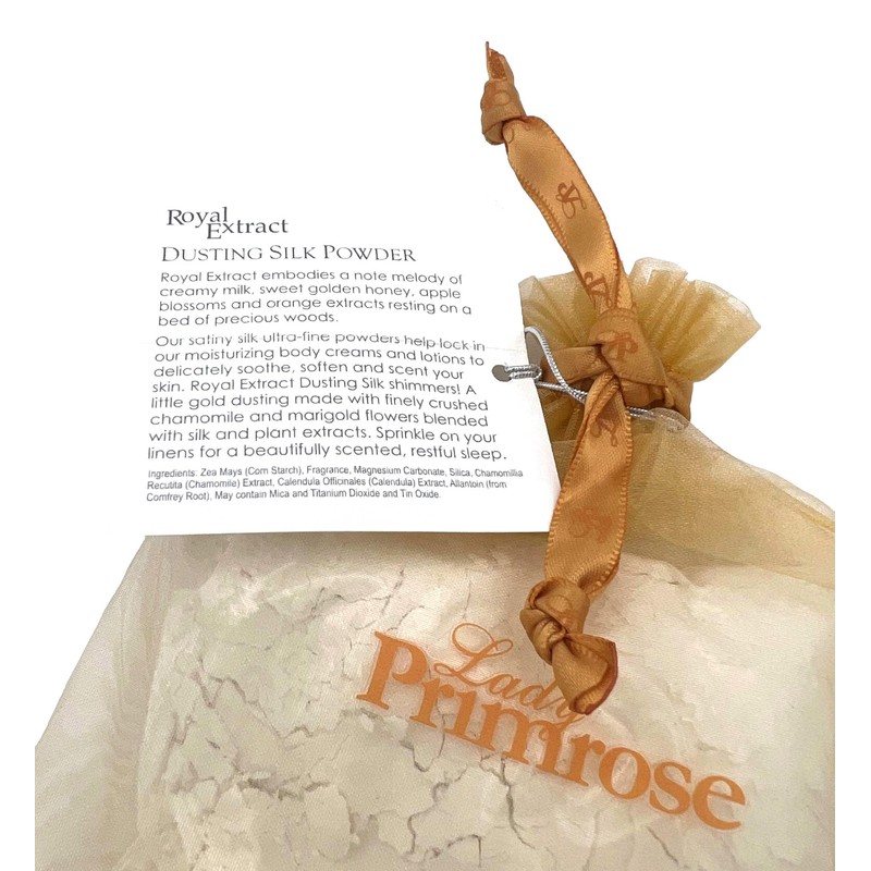 Lady Primrose, Royal Extract, Dusting Silk Powder in Logo Sachet