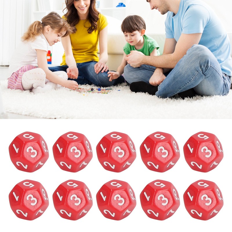 40Pcs 12 Sided Dice Set Polyhedral Dice for Family Party