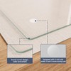 46"x46" Tempered Glass Chair Mat for Carpet