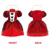 Girls Heart Queen Costume - Large - Red Dress with