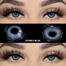 Turin-Blue Eyelash Tweezers for Eye Contact Lens Application and Display Purpose makeup tool set:_Sydney blue