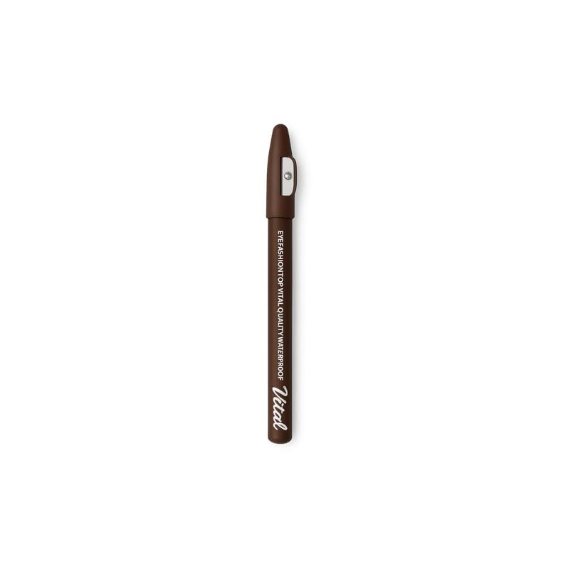 Fat Waterproof Eyebrow Pencil with Built-in Sharpener – Smudge-Proof, Natural