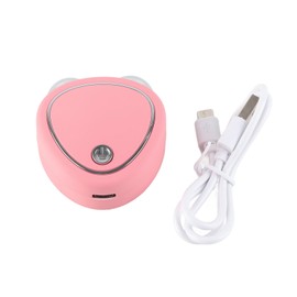 Microcurrent Face Massager, Face Lifting Device, Heart Shaped USB Powered Face Roller to Reduce Double Chin, Face Tightening, Sculpture