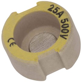 Mersen D Screw Insert 01657.025000 D II, 25 A Yellow D-Screw Insert 4086500009015