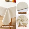 Beige Table Cloths for 6 Foot Rectangle Tables 55 x