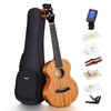 Enya Tenor Ukulele 26" all Solid Mahogany with Cherry Blossom
