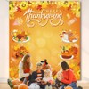 AIBIIN Happy Thanksgiving Photo Backdrop Decorations Large Thanksgiving Backdrop for