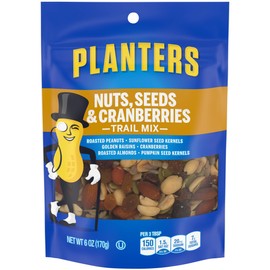 Planters Nuts, Seeds and Cranberries Trail Mix, 6 oz Pouch