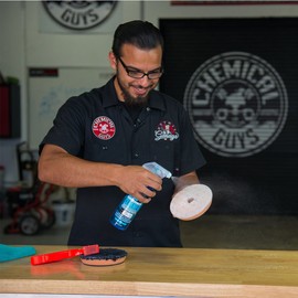 Chemical Guys BUF_333_16 Foam and Wool Polishing Pad Cleaner, Citrus-Based, 16 fl oz