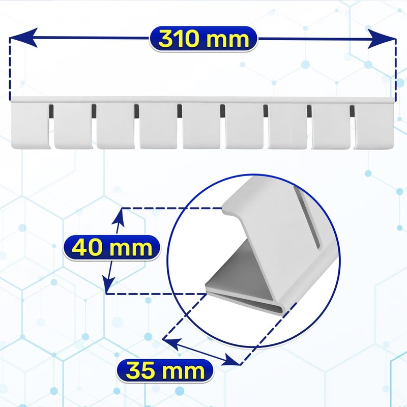 Bottle Holder for Fridge Bottle Shelf 310 x 35 x