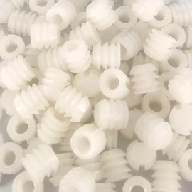 Alamic Plastic Dowel Plastic Hinge Dowel Inserts 0.41"x0.42" Cabinet Door Hinge Dowels 100 Pack