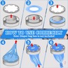 SaiXuan Pack of 12 Nappy Bin Refill Cassettes, 4.5 m