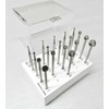 18 Pc Set Jewelry Making Stone Setting Burs Fig 413