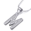 Morella Ladies’ Necklace with Various Letter Pendants to Choose From,