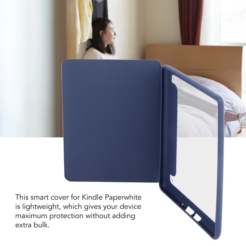 Case for Kindle Paperwhite PU Leather Acrylic Precise Cutout Auto