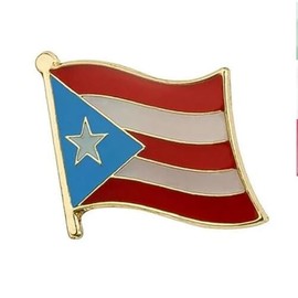 Puerto Rico LIGHT BLUE Flag Lapel Pin 5/8" x 5/8"