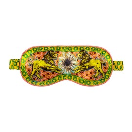 SLIP slip Pure Silk Sleep Mask - 100% Pure 22 Momme Mulberry Silk Eye Mask - Comfortable Sleeping Mask with Elastic Band + Pure Silk Filler and Internal Liner, Zodiac Collection: Leo