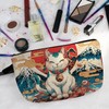 Livel lhood Fortune Cat Makeup Bag Cute Small Organizer Zipper
