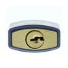 Burg-Wächter Brass Padlock with Plastic Sheath, 3.5 mm Shackle Thickness,