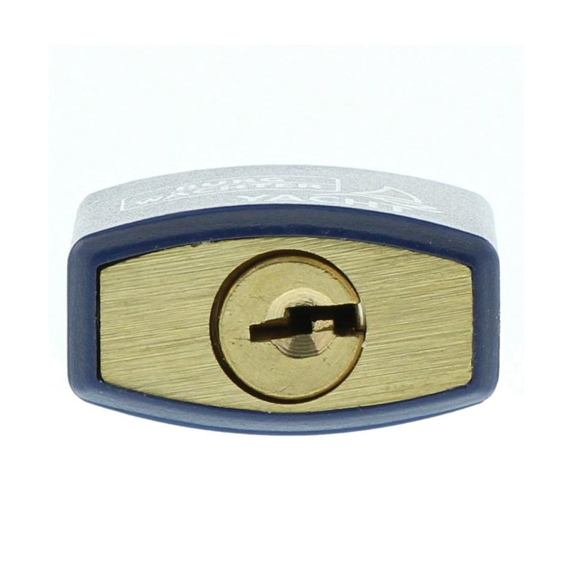 Burg-Wächter Brass Padlock with Plastic Sheath, 3.5 mm Shackle Thickness,
