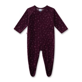 Sanetta Baby Girls' Overall Long, All-Over, red