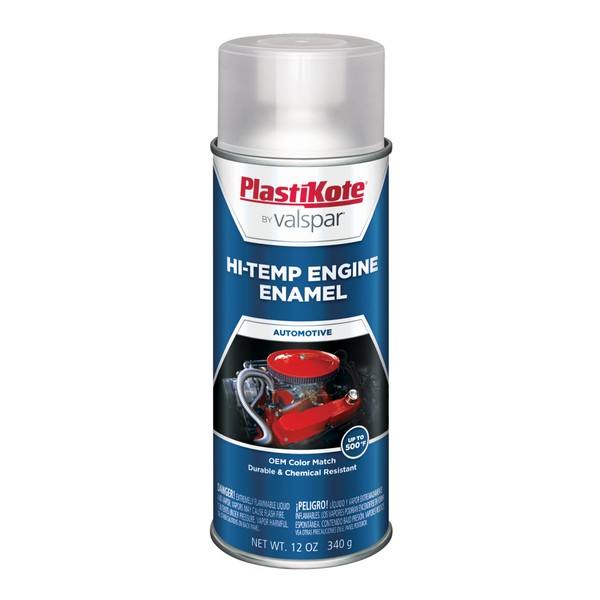 PlastiKote 229 Clear Engine Enamel, 12 oz.