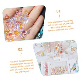 BIUDECO Nail Australia Rhinestone Nail Gems Charms Crystals for Decor Random Style