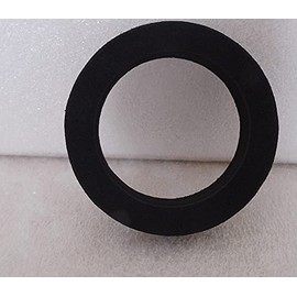 Flush Valve Shank Washer, NuFlush 3.5 Replacement for American Standard, Kohler, Eljer or Any Flush Valve with Similar Thread Size, Black