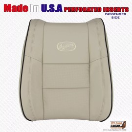 US AUTO Nation 832-790-4949 2011 - 2020 Fits Jeep Grand Cherokee OVERLAND Driver Passenger Leather Cover Tan - Passenger Top