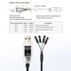 DTECH USB to TTL Adapter 3.3 V 4 Pin Prolific