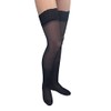 GABRIALLA 23-30 mmHg 2X-Large Black H-80 Sheer Thigh Highs Compression