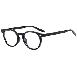 Long Keeper Blue Light Filter Glasses Women Men Retro Round Round Computer Glasses Anti Glare Anti Eye Trunk, Clear black