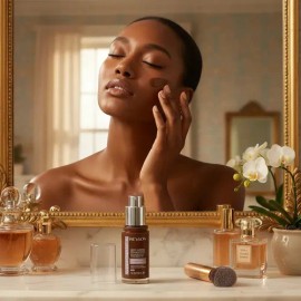 Maquillaje Illuminance Skin-caring Foundation Revlon Tono 613 Honey Java