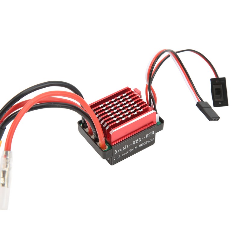 60A Brushed ESC XT60 Plug 6V 2A BEC Output 1/10