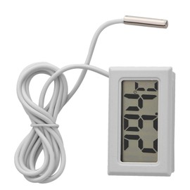 Mini Pantalla LED Medidor de Temperatura Digital Sonda Sensor Termómetro Acuario Aves de Corral Reptil Invernadero