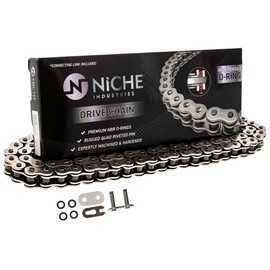 NICHE Drive Sprocket Chain Combo for Triumph Bonneville 865 T100 Front 18 Rear 43 Tooth 525V O-Ring 104 Links