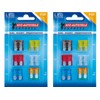 Assortment, LED status car bottle fuses, set of 24, 5A-30A,