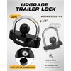 RETRUE Heavy-Duty Keyed-Alike Trailer Lock Set - Universal Coupler, Dual
