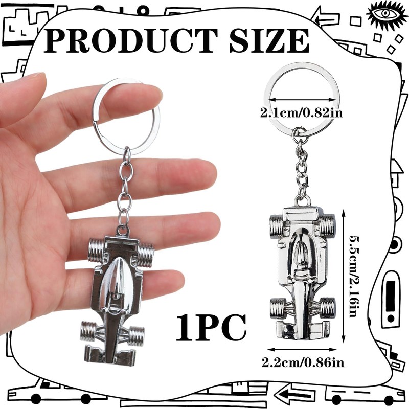 Key Fob Car F1, F1 Racing Car Key Pendant Miniature