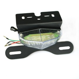 crazy sport Brake Tail Light License Plate Holder Fit For YAMA-HA TW 200 TW200 1989-2023 Motorcycle LED Tail Tidy Bracket Fender Eliminator(Clear)