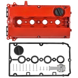XIMAKA Upgrade Aluminum Valve Cover Fit for Chevy Astra 07-08, 10-16 Cruze, 12-18 Sonic, 13-20 Trax, 09-11 Aveo Aveo5, 09-10 Pontiac G3, 08-09 Saturn Astra 1.6l 1.8l Engine# 55558673 Red