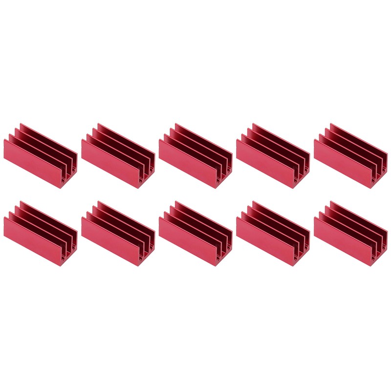 10Pcs Heat Sink 40x16x16mm Aluminium Thermal Cooler Cooling Radiator Set