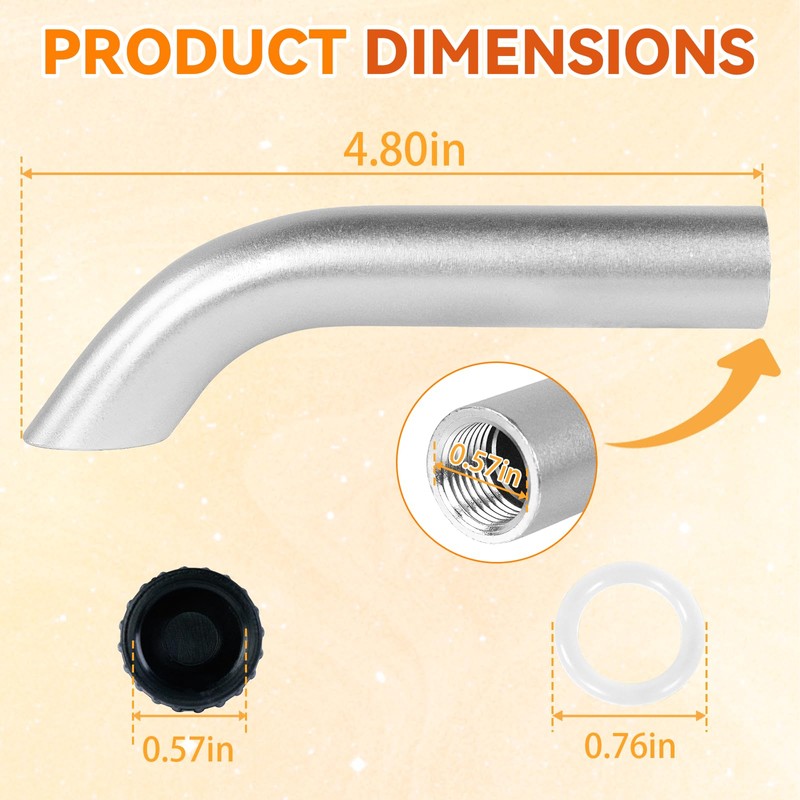 Valve Spout Kit Replacement Parts Compatible with Masterbuilt 10 Liter
