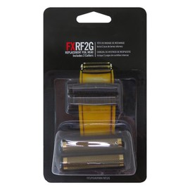 New Shaver Replacement Foil and Cutters for PRO Double FXFS2 Metal shaver foil replacement, Bright Black Upgraded